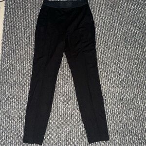 Boss Black Trousers with Tan Brand Tag